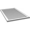 Ekena Millwork Vertical Surface Mount PVC Gable Vent: Functional, w/ 2"W x 1-1/2"P Brickmould Frame, 26"W x 42"H GVPVE26X4202SF - alternate 2